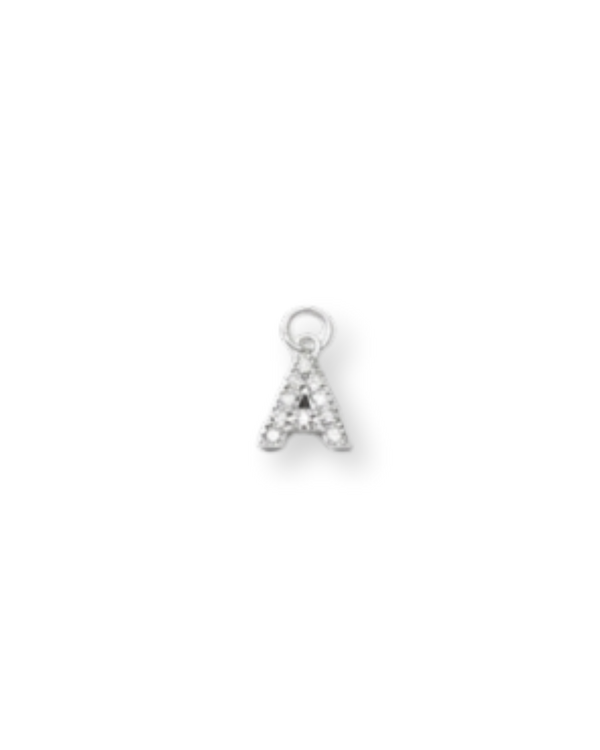 Letter Charm in Silver