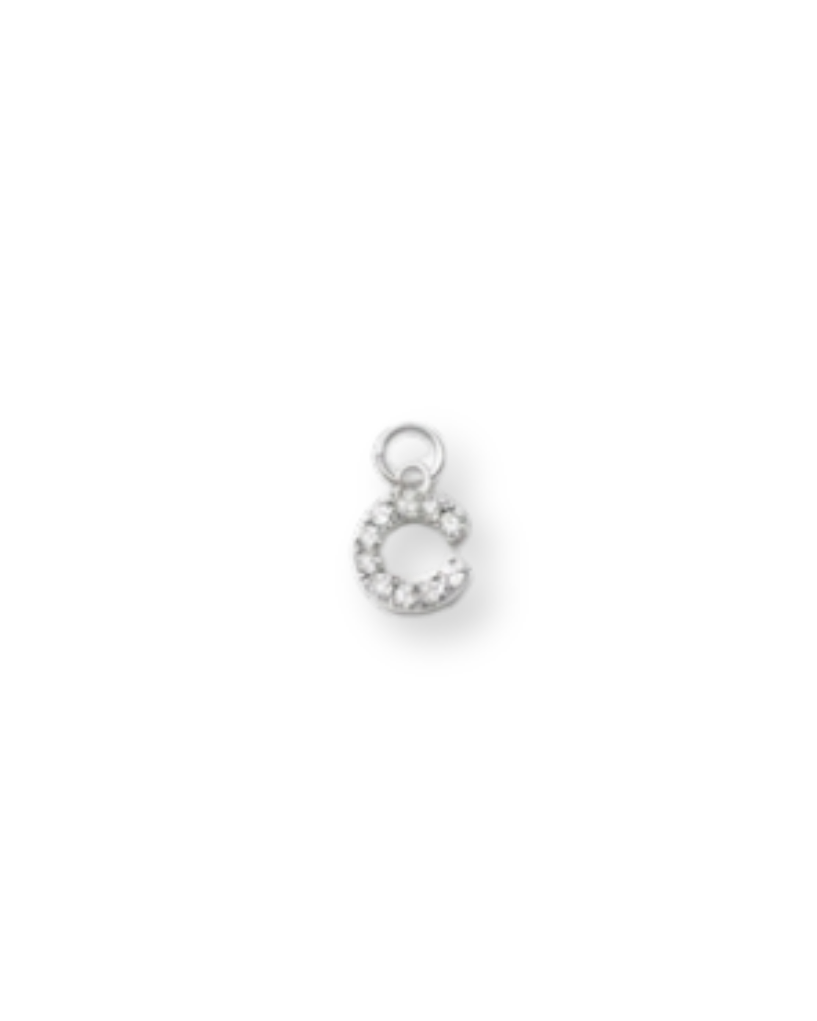 Letter Charm in Silver
