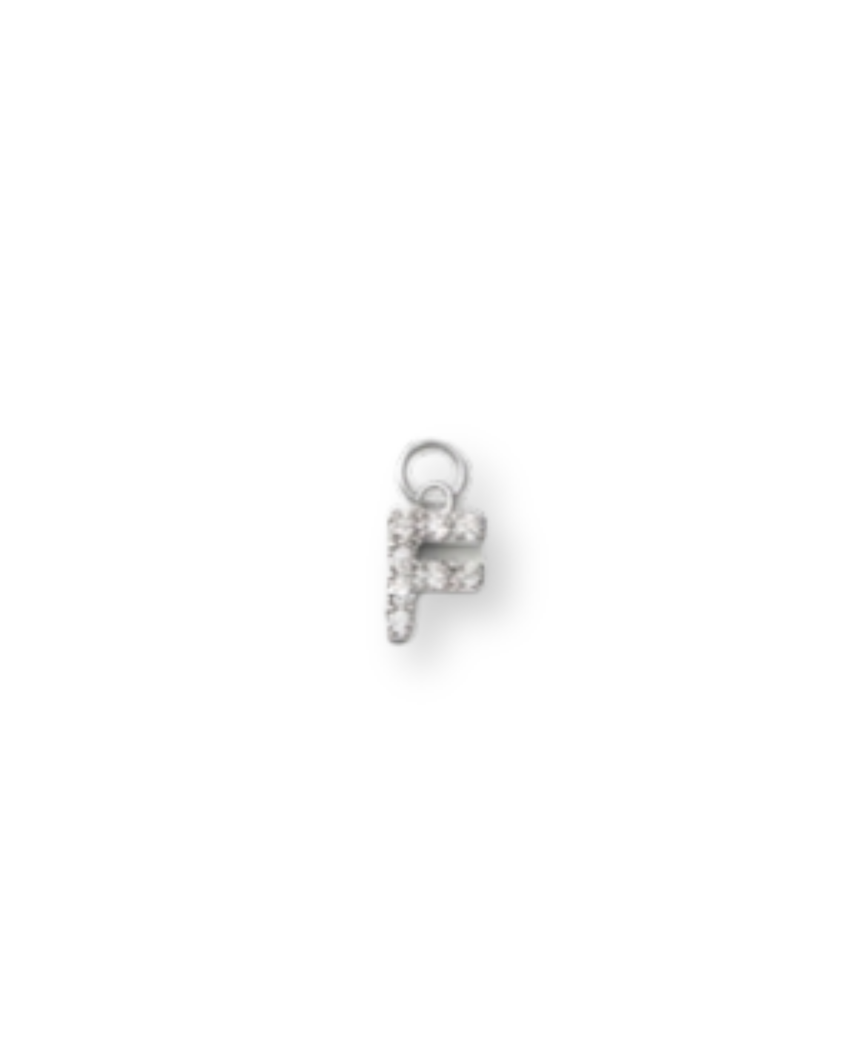 Letter Charm in Silver