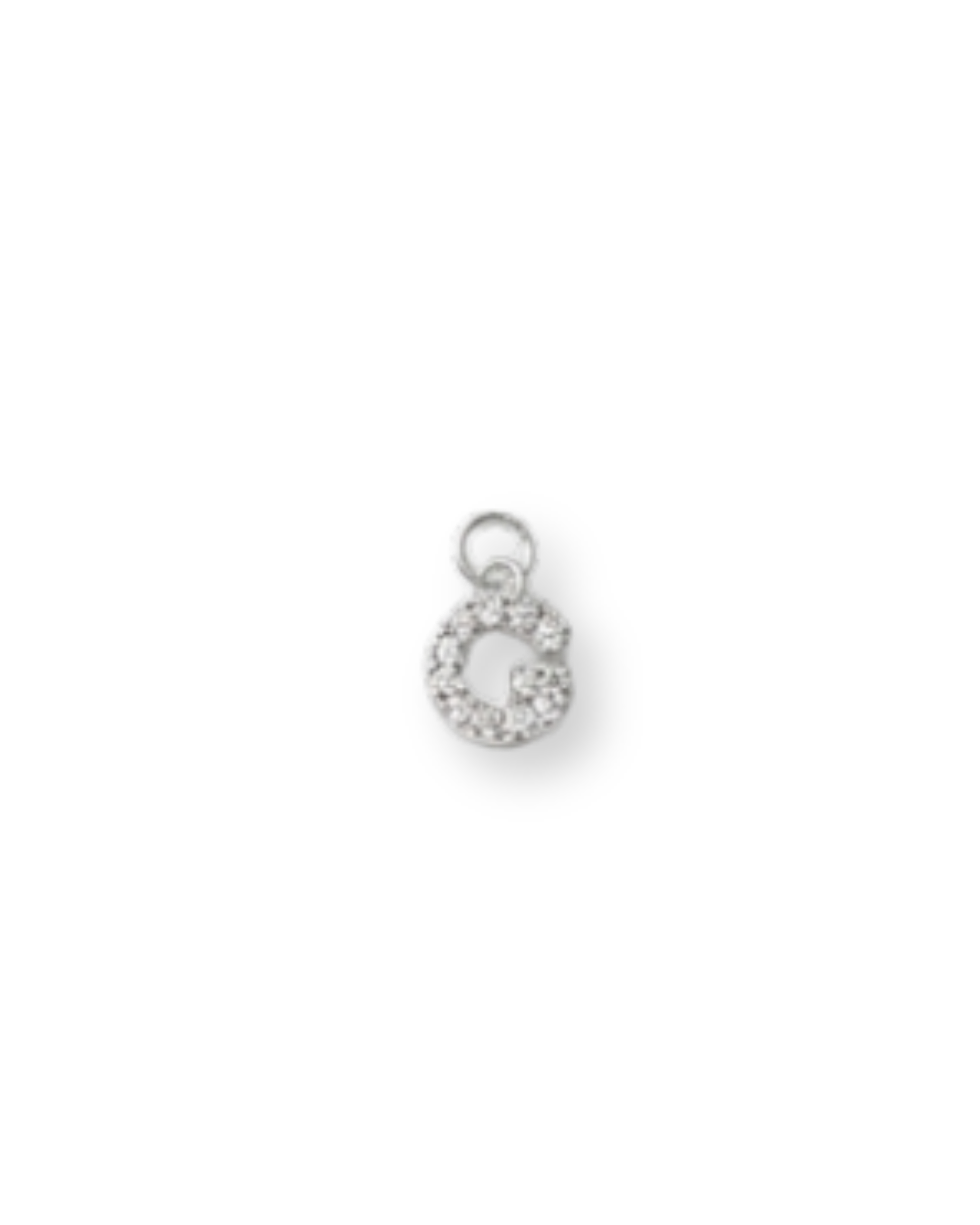 Letter Charm in Silver
