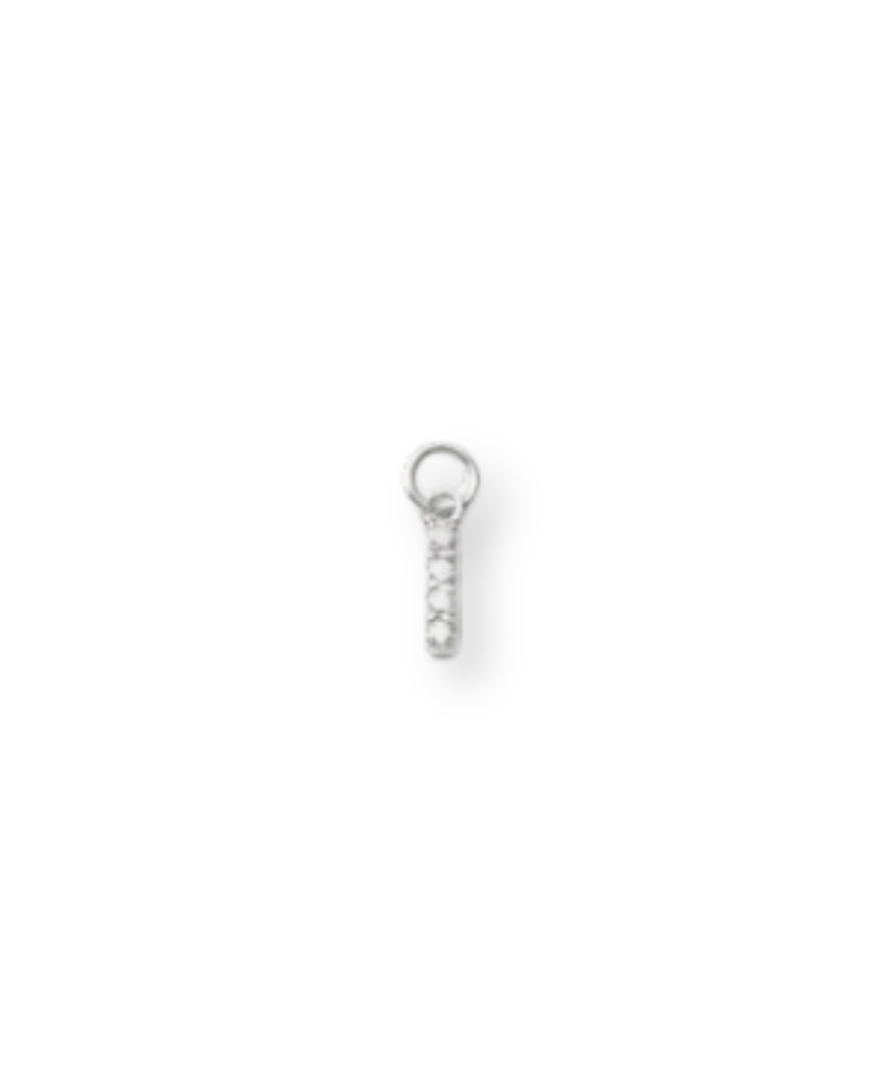 Letter Charm in Silver