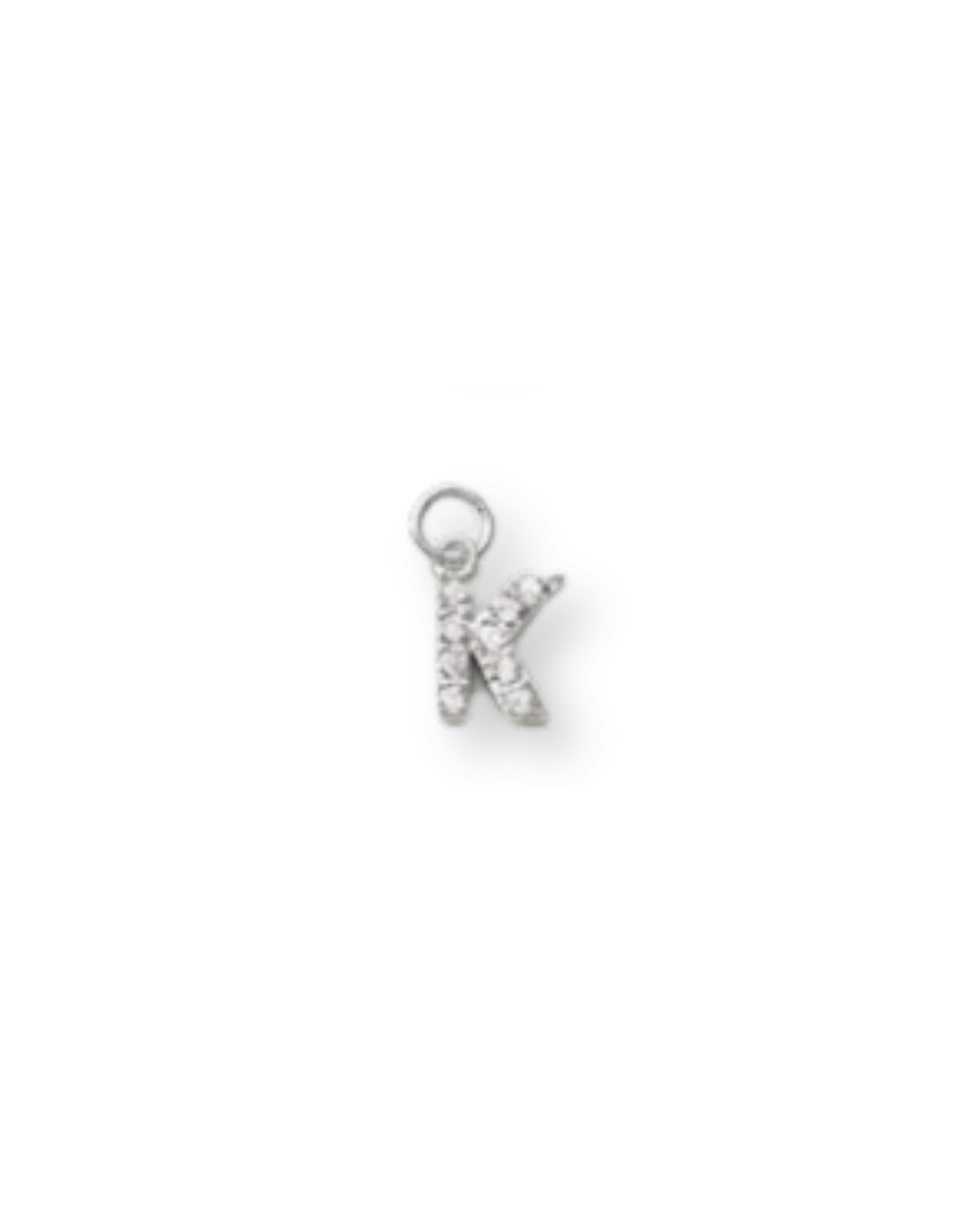 Letter Charm in Silver