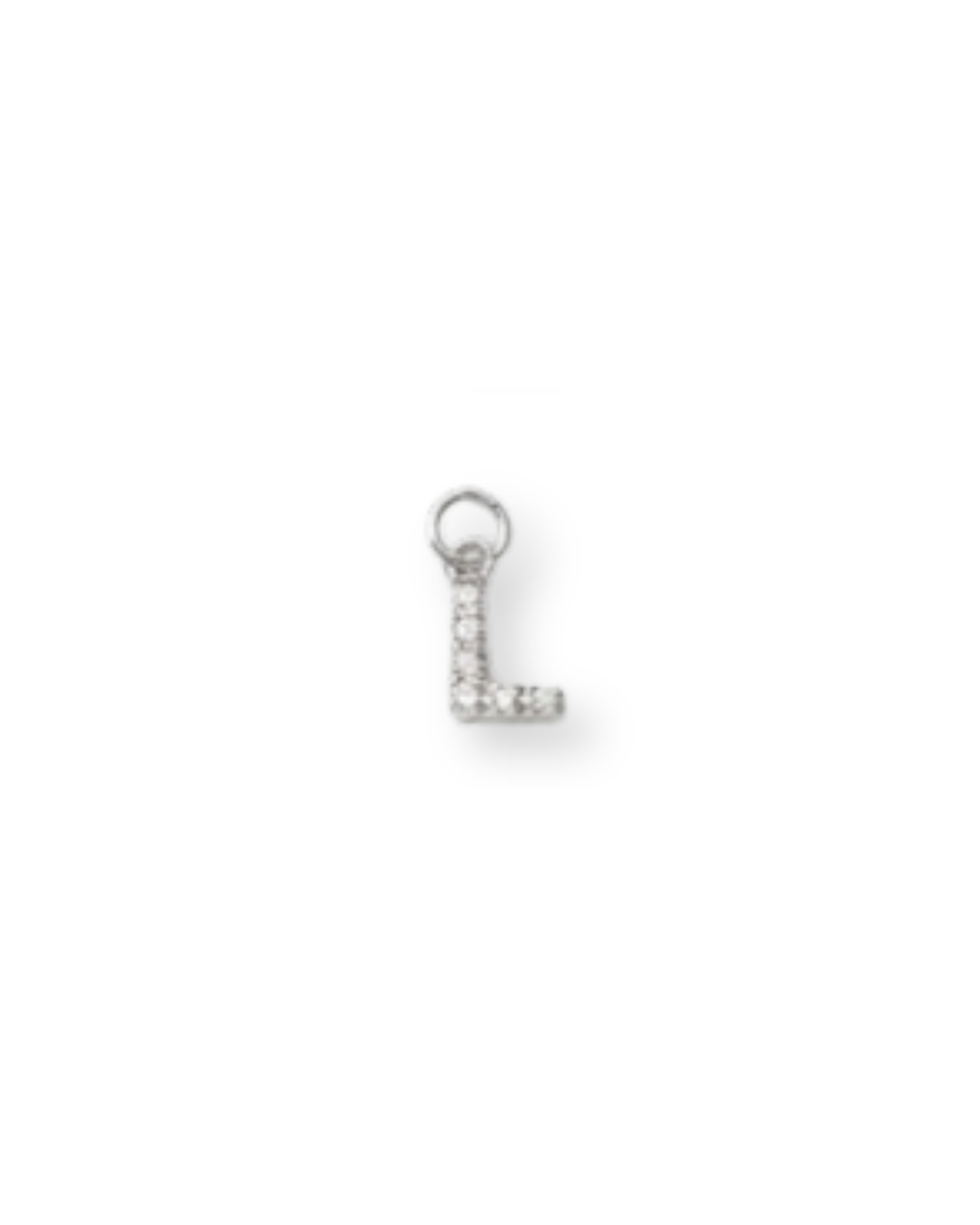 Letter Charm in Silver