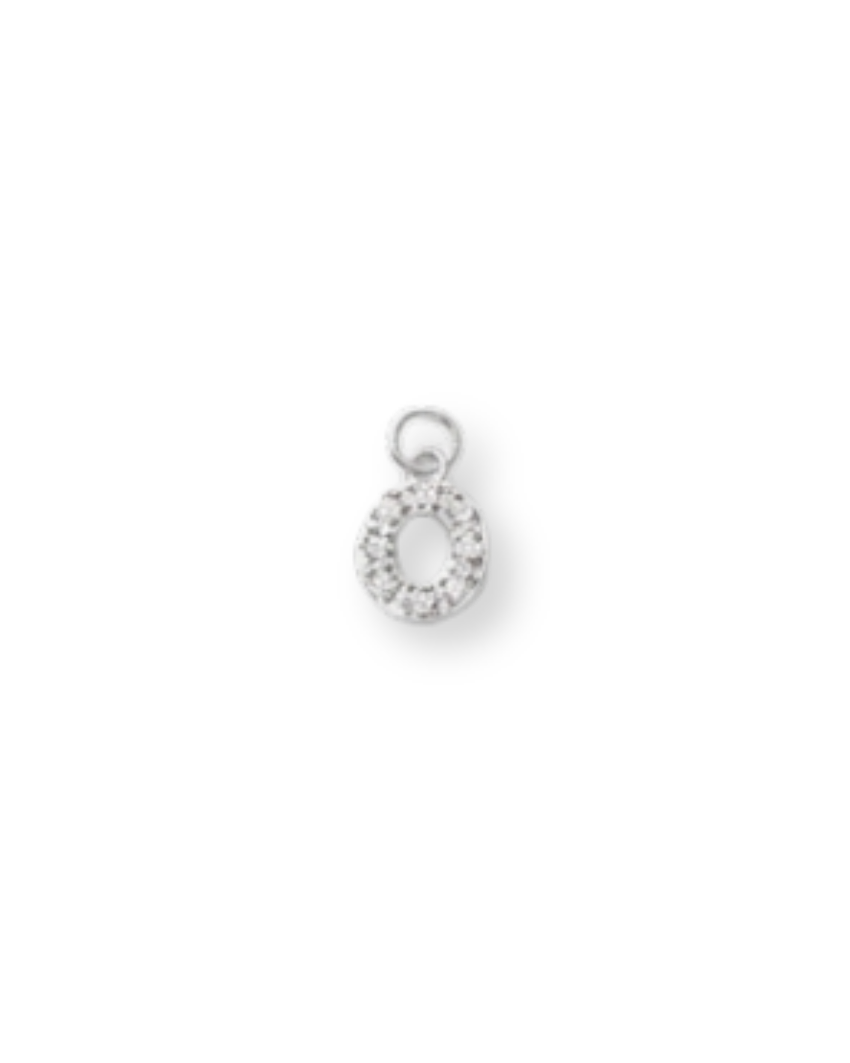 Letter Charm in Silver