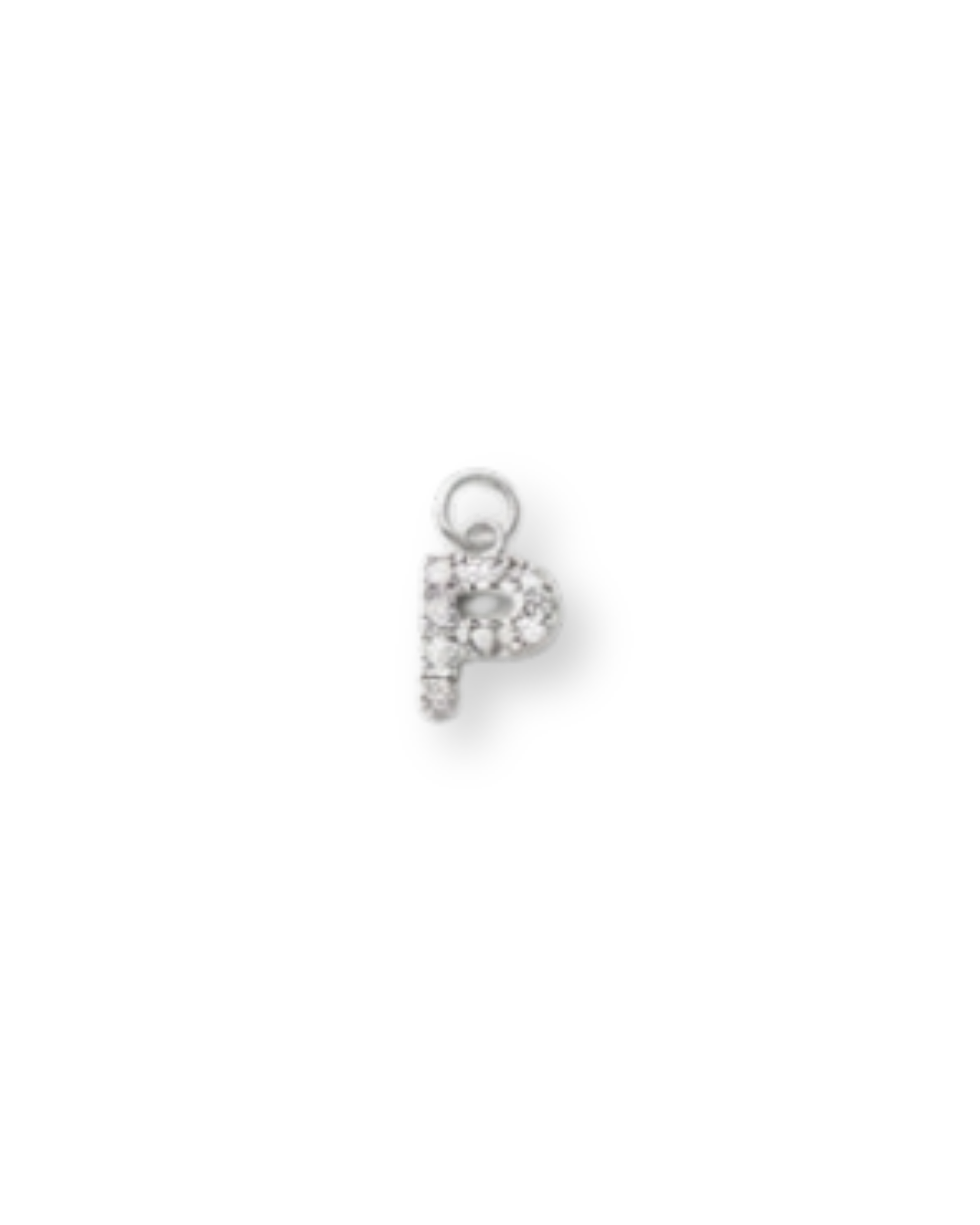 Letter Charm in Silver