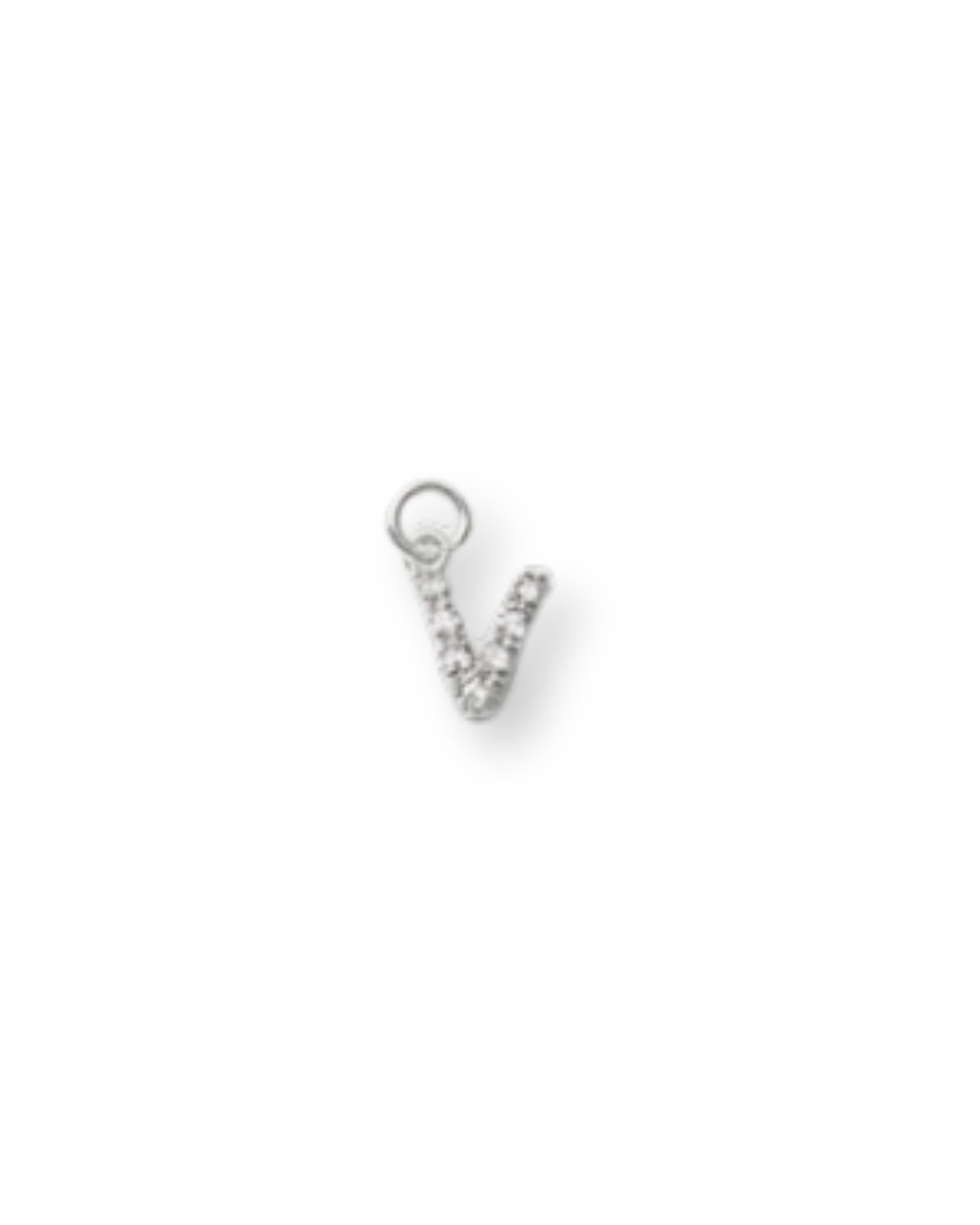 Letter Charm in Silver