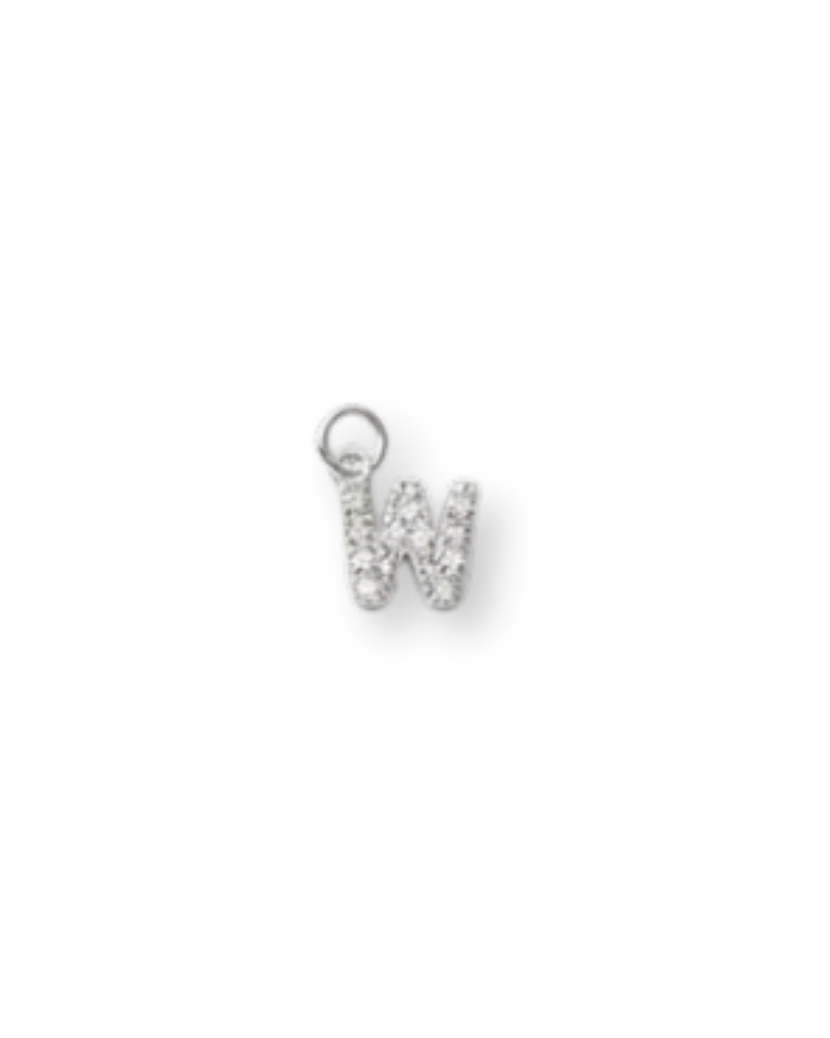 Letter Charm in Silver
