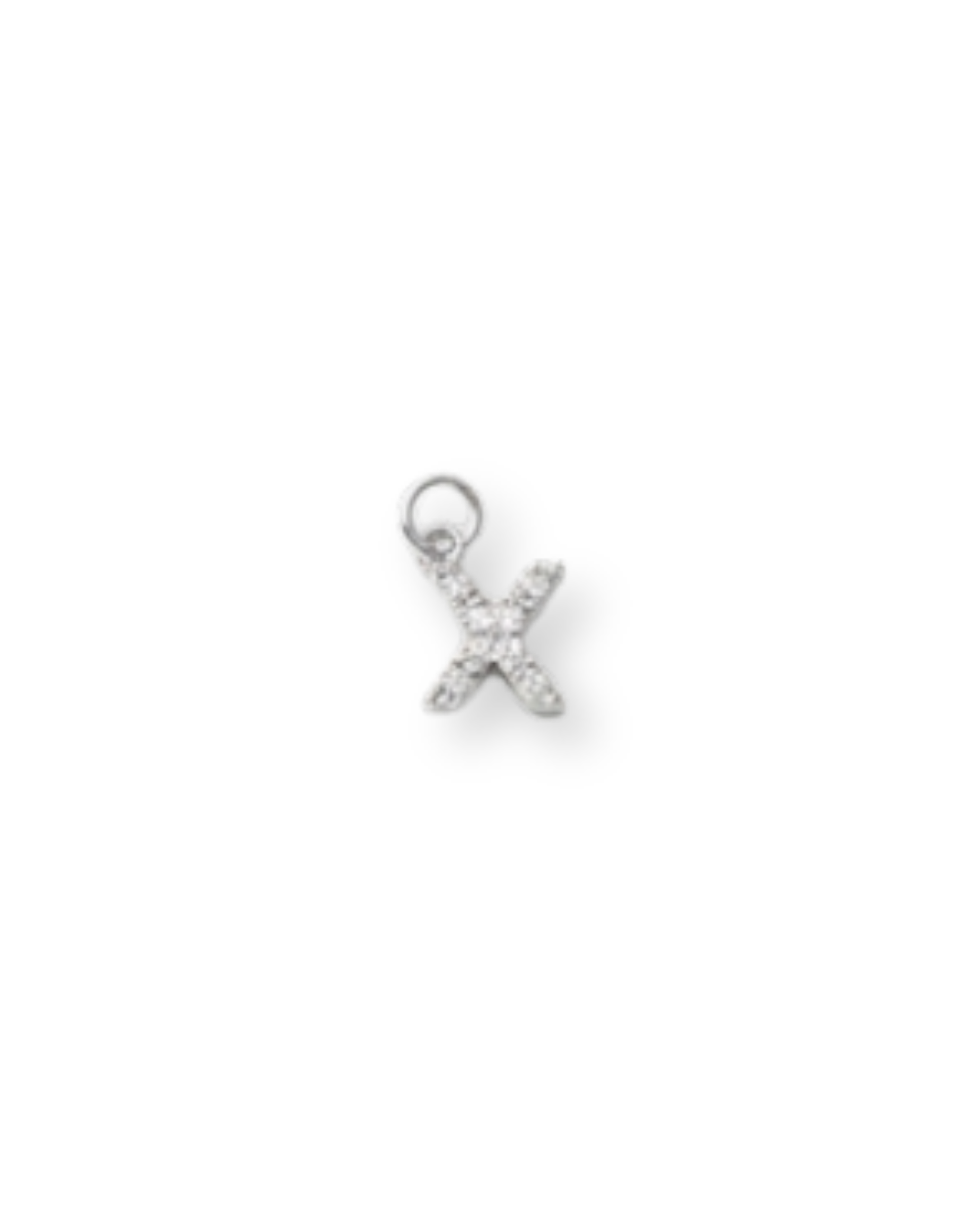Letter Charm in Silver